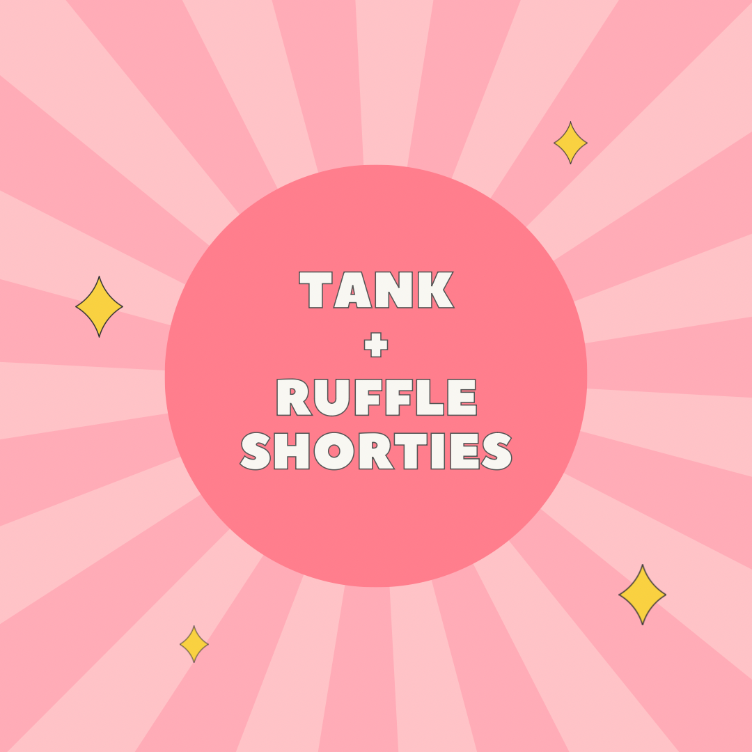 Tank + Ruffle Shorties SET