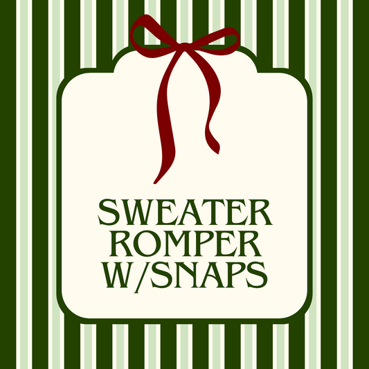 Sweater Romper w/Snaps